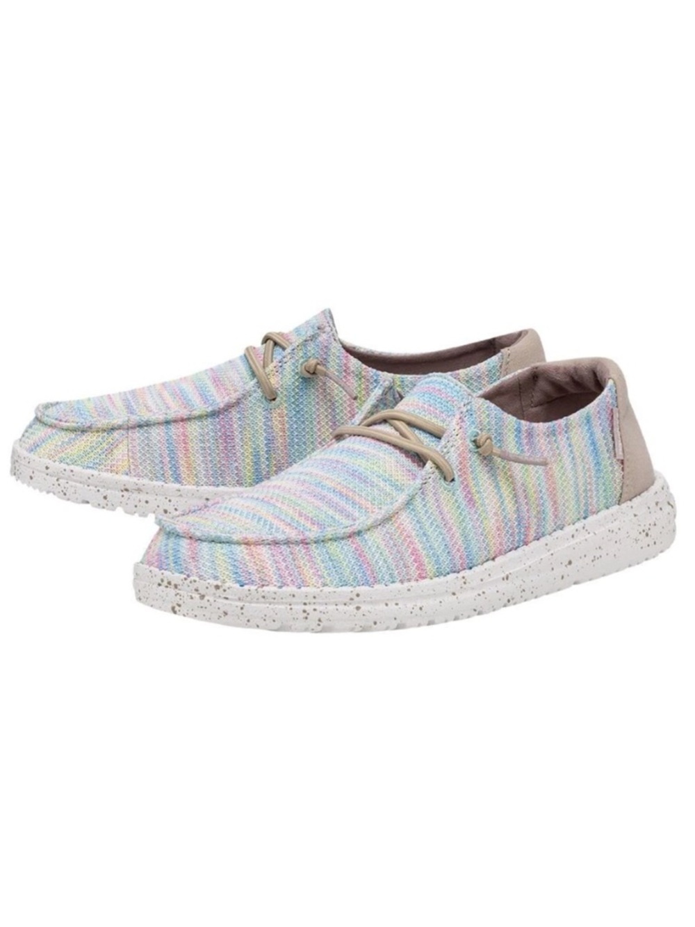Women's Hey Dude  Wendy Sox Aurora White Shoe